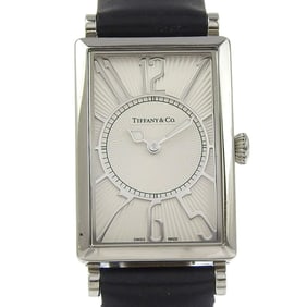Tiffany & Co. Gallery Watch Z3001.10.10A21A68A Stainless Steel Quartz Analog Display Silver Dial