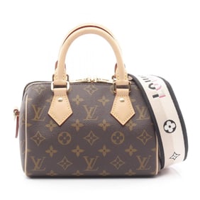 Louis Vuitton Speedy Bandouliere 20 Handbag, Coated Canvas and Leather, Monogram, Women's, Brown,