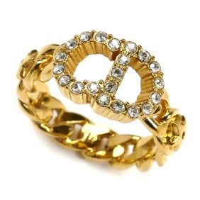 Christian Dior Dior GP Rhinestone Clair D Lune Ring, Size 14, Women's