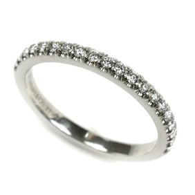 TIFFANY & Co. Tiffany Pt950 Platinum Soleste Half Eternity Ring 60004098 Diamond Size 8 2.8g Women's