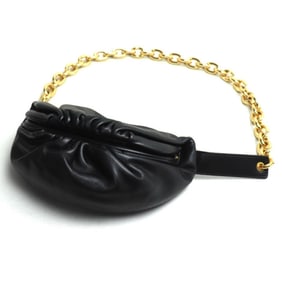 BOTTEGA VENETA The Chain Pouch Body Bag, Black, 651445, Women's