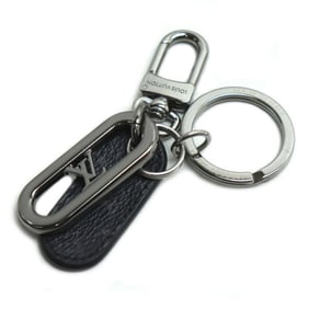 LOUIS VUITTON LV Signature Chain Keychain, Gray, M00927, Men's