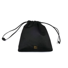 MIUMIU Duchess Pouch Black 5NG010 2CTB F0002 Women's