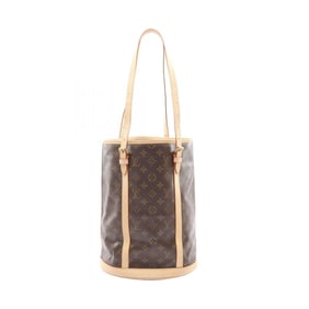 Louis Vuitton Bucket GM Shoulder Bag, Coated Canvas and Leather, Monogram, Women's, Brown, M42236