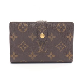 Louis Vuitton Porte Monnaie Bi-fold Wallet, Coated Canvas, Monogram, Women's, Brown, M61663