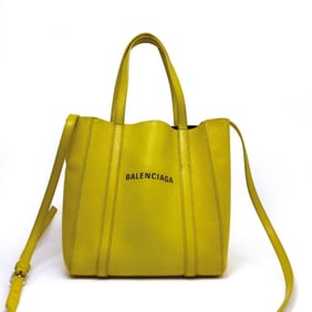 BALENCIAGA Everyday Tote Bag XXS 551815 Shoulder Yellow