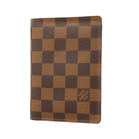 Louis Vuitton Damier Couverture Passport Case N60189 Ebene for Men and Women