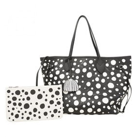 Louis Vuitton Tote Bag Monogram Empreinte Yayoi Kusama Neverfull MM M46390 Noir Blanc Women's