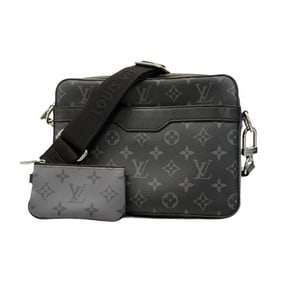 Louis Vuitton Monogram Eclipse Trio Shoulder Bag M69443 Black Men's