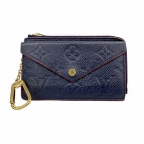 Louis Vuitton Monogram Empreinte Porte Carte Recto Verso Wallet/Coin Case M69420 Marine Rouge