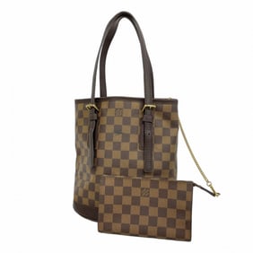 Louis Vuitton Damier Marais Tote Bag N42240 Ebene Women's