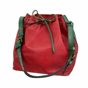 Louis Vuitton Epi Two-Tone Petit Noe Shoulder Bag in Castilian Red and Borneo Green for Women