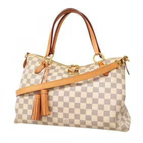 Louis Vuitton Damier Azur Rimington Handbag N40022 White 2-Way Bag for Women