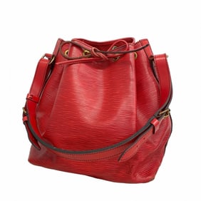 Louis Vuitton Epi Petit Noe Shoulder Bag M44107 Castilian Red for Women
