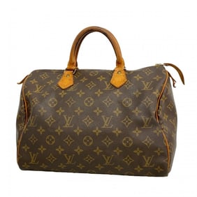 Louis Vuitton Monogram Speedy 30 Handbag M41108 Brown Women's