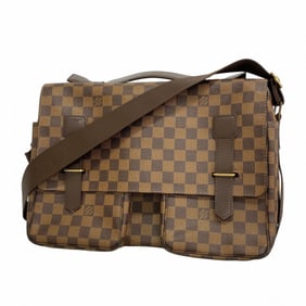 Louis Vuitton Damier Broadway Handbag N42270 Ebene 2-Way Bag for Women