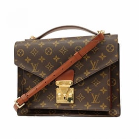 Louis Vuitton Monogram Monceau 28 Handbag M51185 Brown 2-Way Bag for Women P1595065