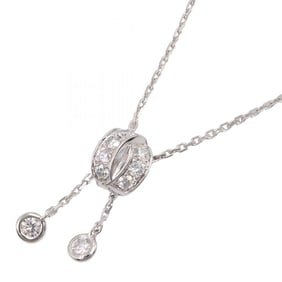 Chaumet Lien Seduction Necklace, Diamond 18K White Gold, Diamond, Women's, Silver, Clear