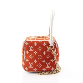 Louis Vuitton LV Match Square Bag, Handbag, Fabric Leather Monogram Jacquard, Women's, Brown, M46212