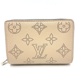LOUIS VUITTON M80817 Portefeuille Claire Mini Wallet, Bi-fold Monogram Mahina Leather, Women's,
