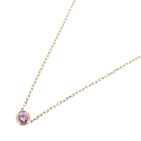 Cartier Amour Necklace, Pink Sapphire 18K Gold, Sapphire, Women's,