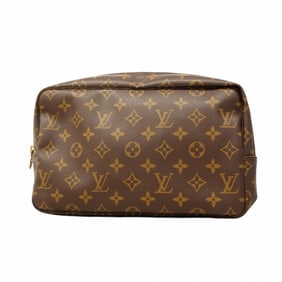 Louis Vuitton Monogram True Toilet Wallet 28 M47522 Brown Women's Pouch