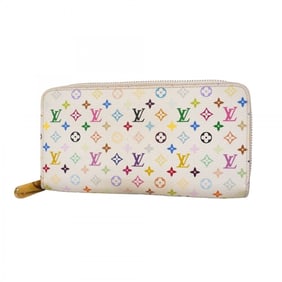 Louis Vuitton Monogram Multicolore Zippy Wallet M60242 Fig Women's Long