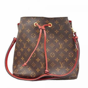 Louis Vuitton Monogram NeoNoe Shoulder Bag M44021 Coquelicot Women's