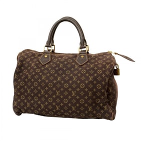 Louis Vuitton Monogram Mini Lin Speedy 30 Handbag M95224 Ebene Women's