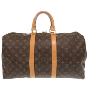 Louis Vuitton Keepall 45 Monogram M41428 Brown Boston Bag LV 1420 LOUIS VUITTON