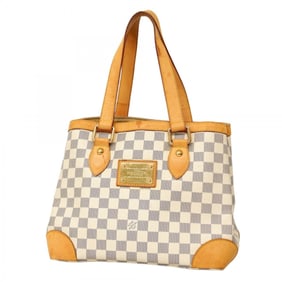 Louis Vuitton Damier Azur Hampstead PM Tote Bag N51207 White Women's