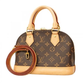 Louis Vuitton Monogram Alma BB Handbag M46990 Brown 2-Way Bag for Women