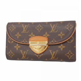 Louis Vuitton Monogram Portefeuilles Tri-fold Long Wallet M60123 Brown Women's