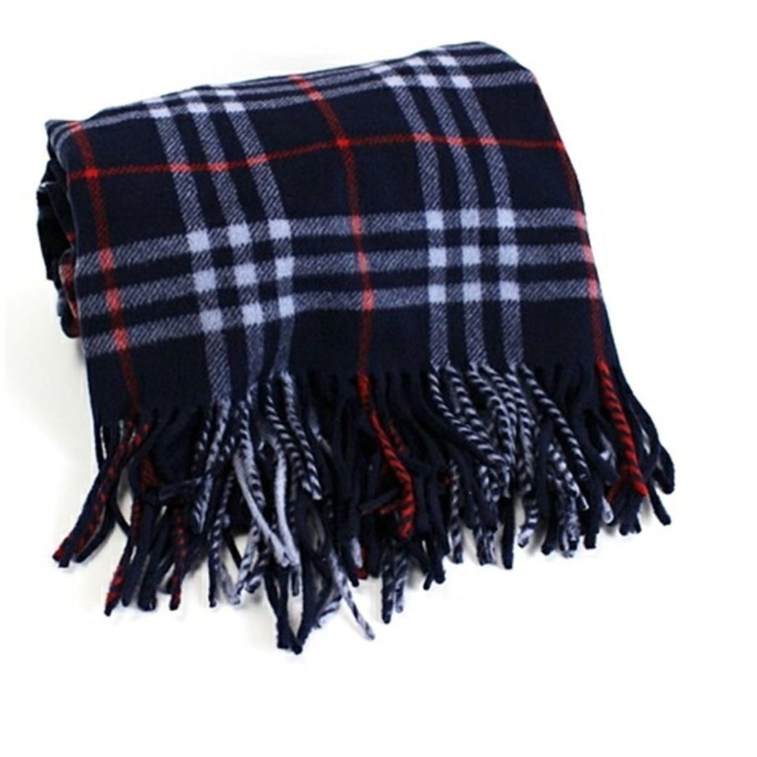 Burberry Large Scarf Navy x Check BURBERRY Men's Women's: --- Catalog ---Category: DesignType: StoleColor: NavyGender: Men,WomenCategory: GeneralBrand: Burberry--- Item List ---Section: ConditionRanking: Rank A Used - A few traces of usage, some scratches /