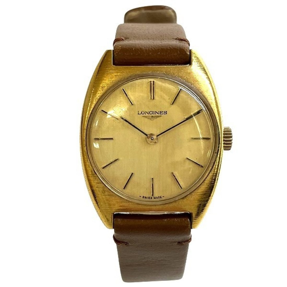 Longines manual winding watches for men and women: --- Catalog ---Category: SizeWrist Size: 12cm - 16cm / 4.72'' - 6.29''Case Diameter: 34mm / 1.34''Category: DesignType: WristwatchGender: Men,WomenColor (Dial): GoldMaterial (Case): Stainless steelCat