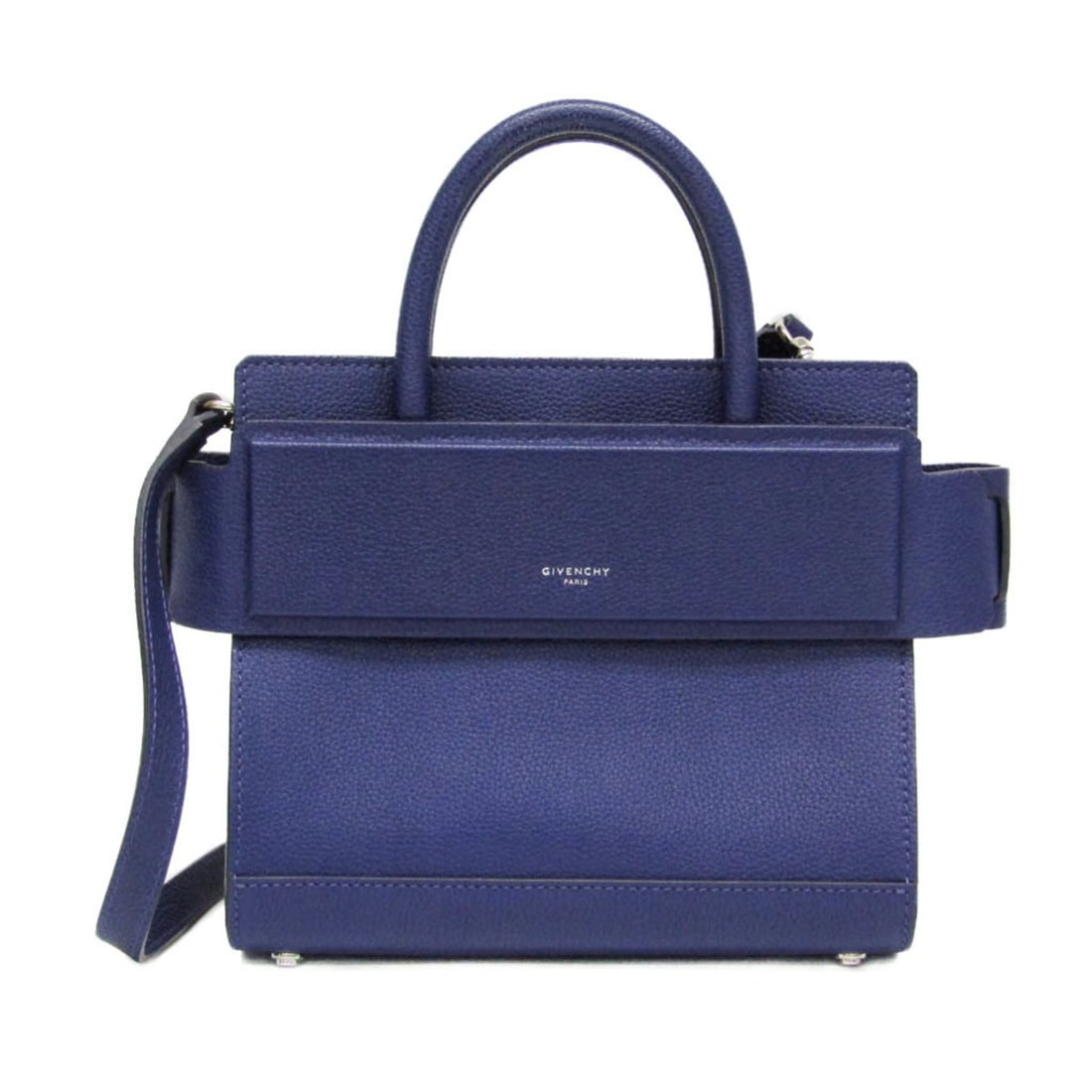 Givenchy Horizon Women's Leather Handbag,Shoulder Bag Blue: --- Catalog --- Category: Size Handle Drop: 7.00cm / 2.76'' Size (HxWxD): 17cm x 20.5cm x 10cm / 6.69'' x 8.07'' x 3.93'' Strap Length: 110cm / 43.3'' Handle Length: 23cm / 9.05'' Category: Design Typ