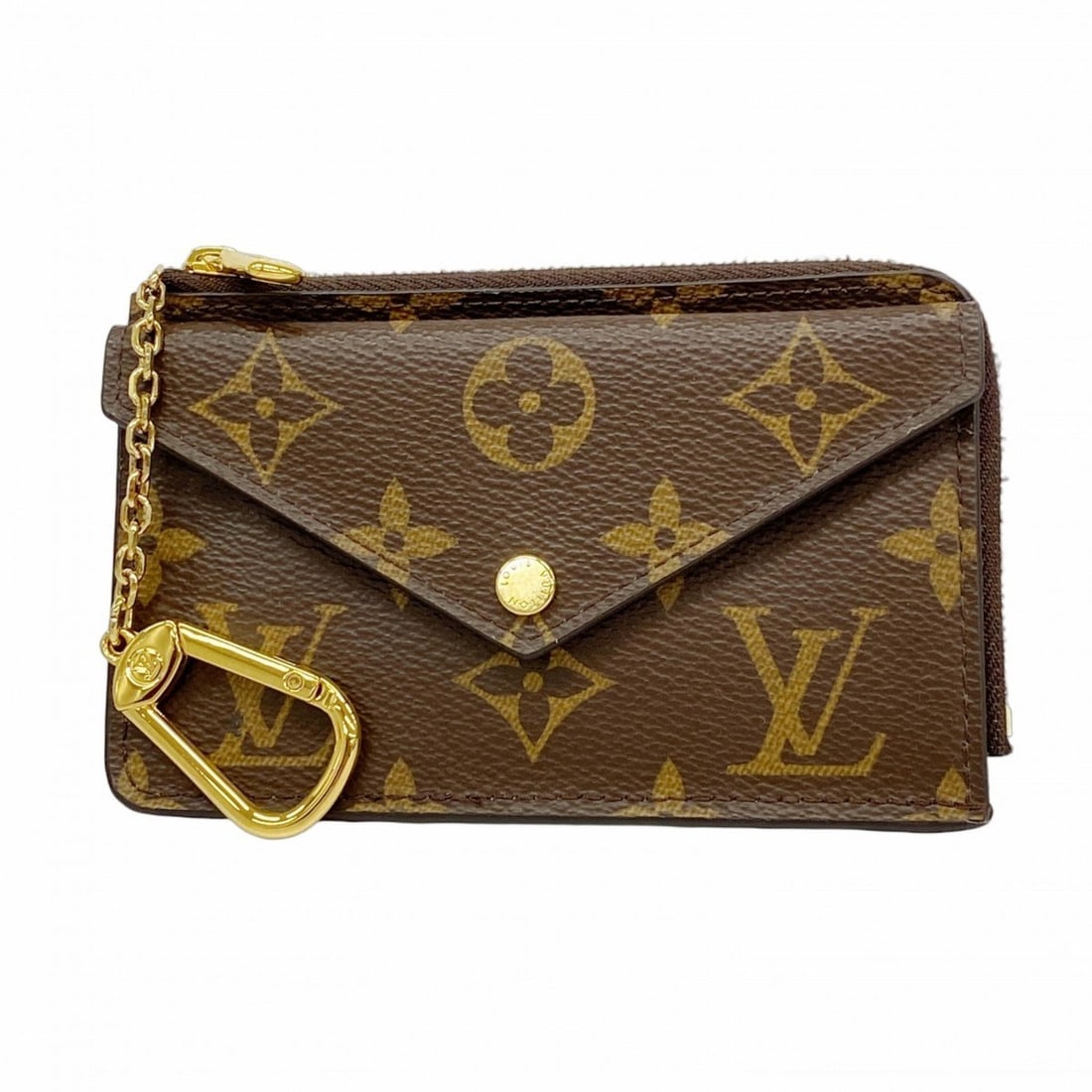 Louis Vuitton Monogram Porte Carte Recto Verso Wallet/Coin Case M69431 Brown/Black Men's/Women's (1 of 7)