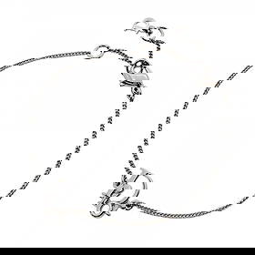 Christian Dior Bracelet Metal Silver Women's: --- Catalog ---Category: SizeLength: 15.5cm - 19.5cm / 6.1'' - 7.67''Category: DesignType: Charm braceletColor: SilverGender: WomenMaterial: MetalCategory: GeneralBrand: Christian Dior--- Item List --