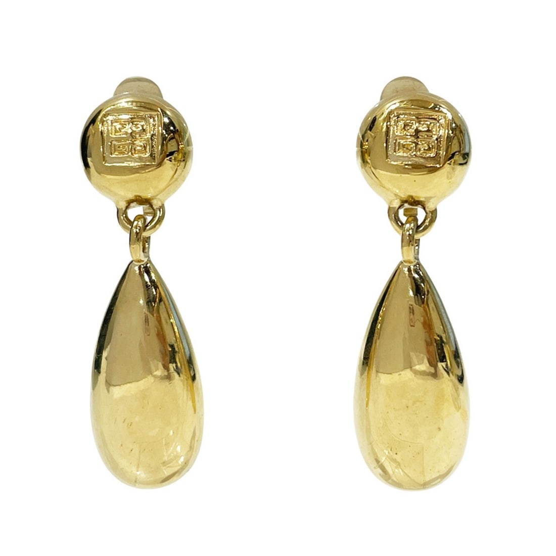 GIVENCHY GP Earrings 4G Logo Round Swing Drop Vintage Women's 20483972: --- Catalog ---Category: SizeSize (HxWxD): 52.00mm x 14.00mm / 2.05'' x 0.55''Category: DesignType: Clip earringsStyle: ElegantFinish: Gold platedGender: WomenSeason: VintageCategory: GeneralBrand: Gi