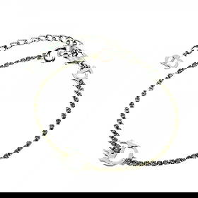 Christian Dior Bracelet D Metal Rhinestone Silver Women's: --- Catalog ---Category: SizeLength: 17cm - 22.5cm / 6.69'' - 8.85''Category: DesignType: Charm braceletColor: SilverStone: RhinestoneGender: WomenMaterial: MetalCategory: GeneralBrand: Christian Dior