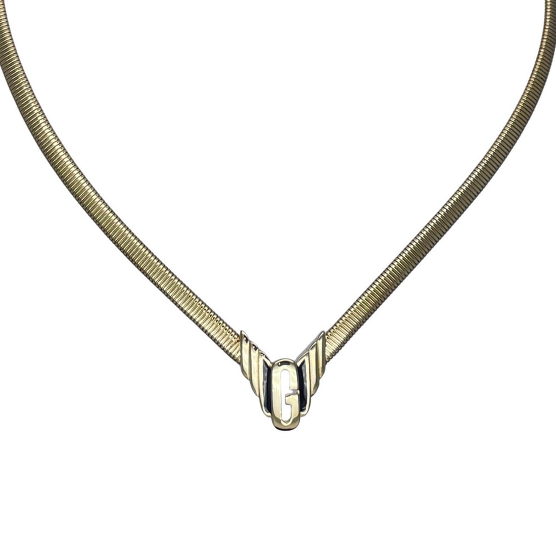 Givenchy GP Necklace G Logo Choker Snake Chain Women's Gold 20497476: --- Catalog ---Category: SizePendant Size: 1.9mm x 1.6mm / 0.07'' x 0.06''Neck Circumference: 41.5 cm / 16.33''Category: DesignGender: WomenChain Type: Snake chainNecklace Type: NecklaceCategory: Gene