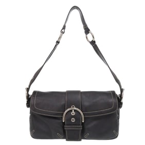 Coach K04S-3653 Leather Black Shoulder Bag 1543 COACH