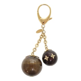 Louis Vuitton M66980 Metal Brown and Gold Bag Charm Keychain 0071 LOUIS VUITTON