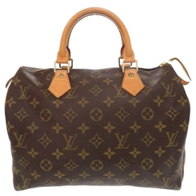Louis Vuitton Speedy 30 Monogram M41526 Brown Handbag 0155 LOUIS VUITTON