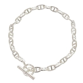 Hermès Chaine d'Ancre GM 29-link Sterling Silver Necklace 1561 HERMES
