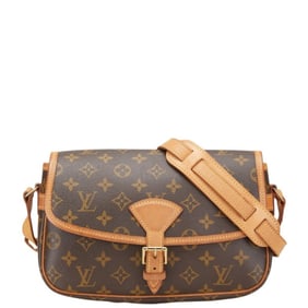 Louis Vuitton Monogram Sologne Shoulder Bag M42250 Brown Leather Women's LOUIS VUITTON