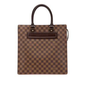 Louis Vuitton Damier Venice GM Handbag Tote Bag N51146 Brown Leather Women's LOUIS VUITTON