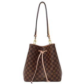 Louis Vuitton NeoNoe Venus Damier Canvas Shoulder Bag (Brown/Pink) N40198, Shoulder/Crossbody Bag,