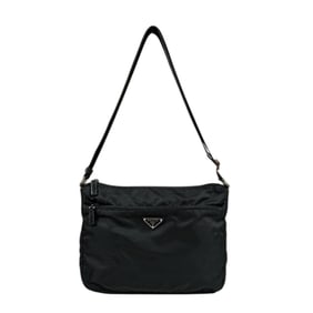 Prada Shoulder Bag Nylon Black Women's PRADA