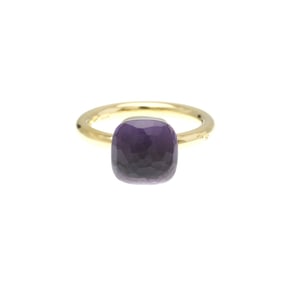 Pomellato Nude Ring Pink Gold (18K) Fashion Amethyst Band Ring Silver,Pink Gold